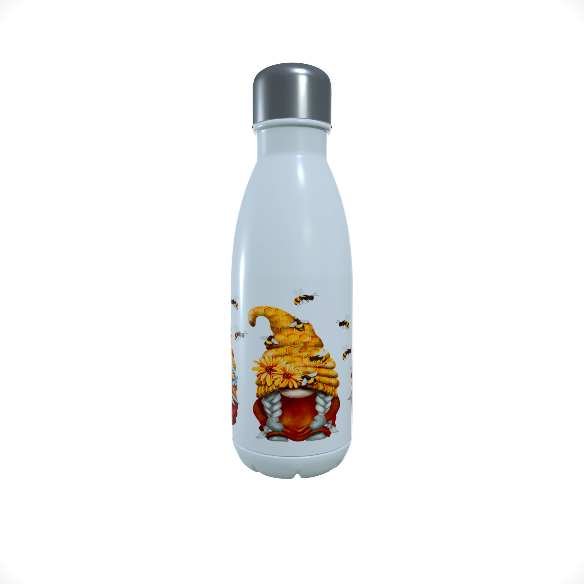 Gnome Bee Drinks Bottle, Gonk Bee Water Bottle, Insulated Water - Click Image to Close